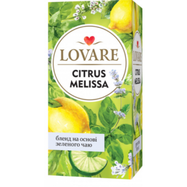 Чай Lovare Citrus Melisa 24*1,5 г Чай Lovare Citrus Melisa 24*1,5 г